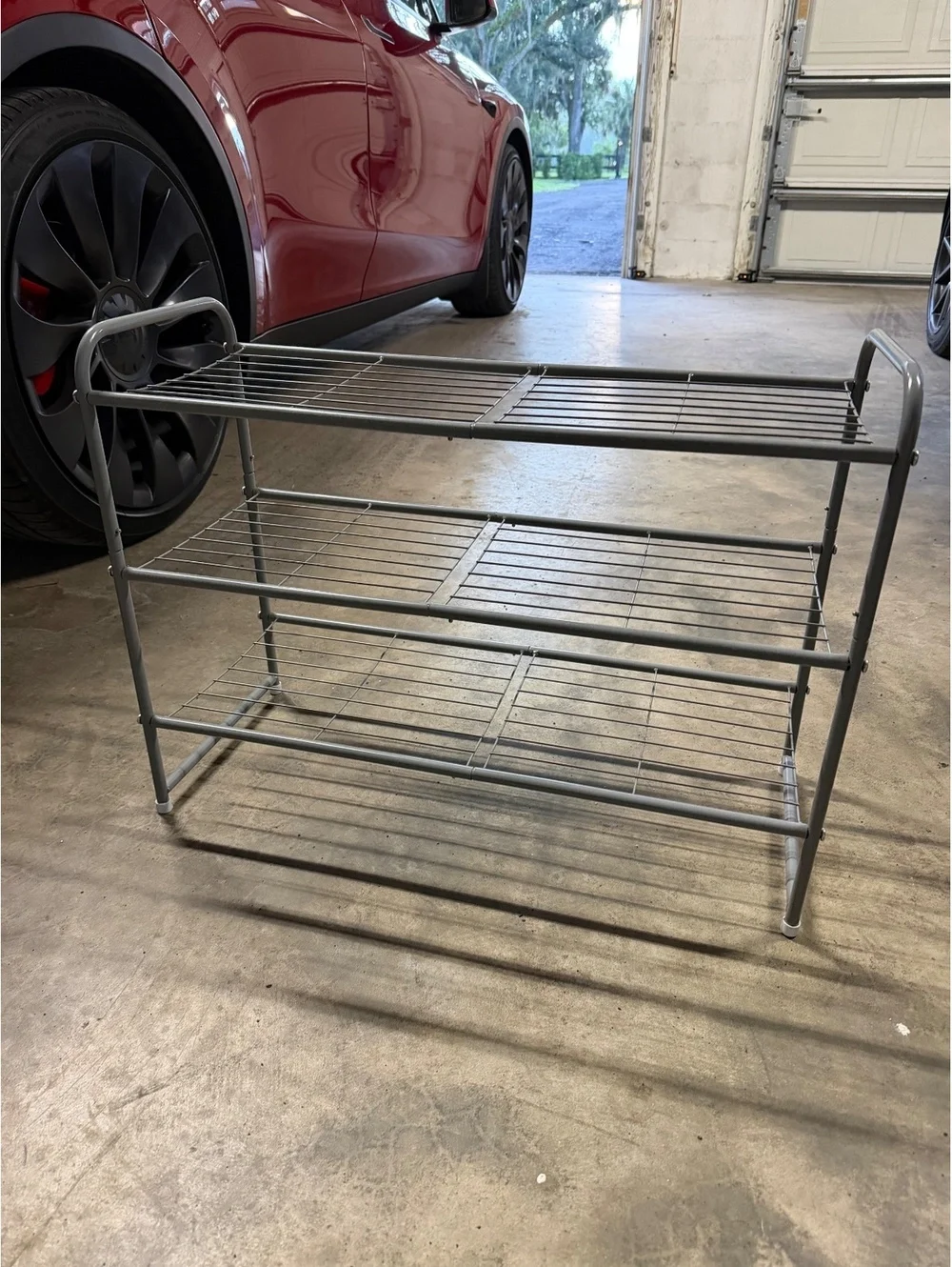 3-Tier Metal Wire Shoe Rack Organizer